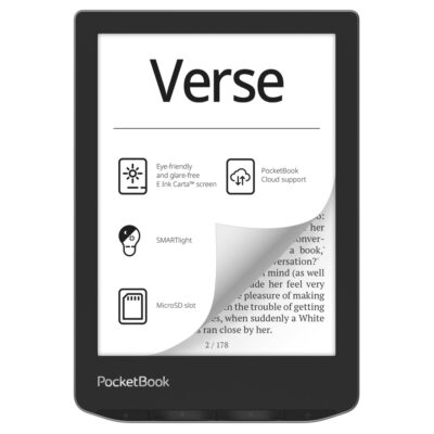 Libro electronico ebook pocketbook verse 6 pulgadas 8gb gris niebla – mist grey