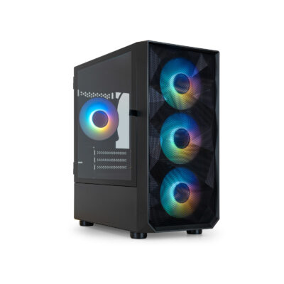 Caja ordenador gaming tooq tqgcc901 – b seizure micro atx argb