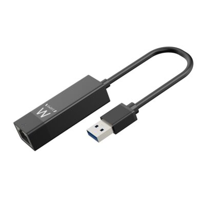 Adaptador usb 3.2 a rj45 ewent ew1017 macho – hembra – negro