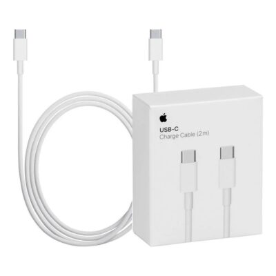 Cable original apple iphone usb tipo c a usb tipo c – 2 m – blanco