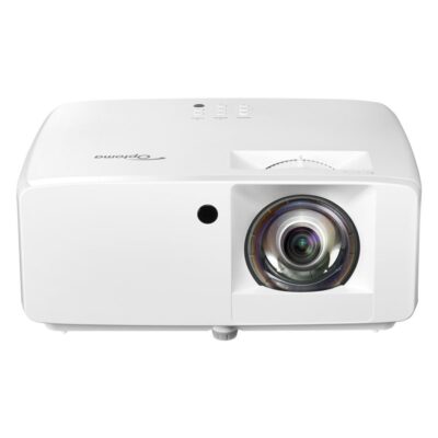 Proyector optoma eco laser zw350st ansi dlp wxga 3600 lumenes – corta distancia
