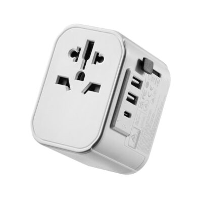 Enchufe universal viaje ewent ew1475 ue – usa – uk – aus – china 2 x usb – 1 x usb tipo c