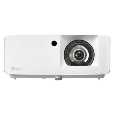 Proyector optoma eco laser zh450st dlp fhd 4200 lumenes – corta distancia