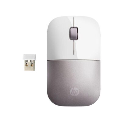 Raton inalambrico hp wireless z3700 – hasta 1200dpi – blanco y rosa