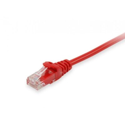 Cable de red equip latiguillo rj45 u – utp cat6a 10m rojo
