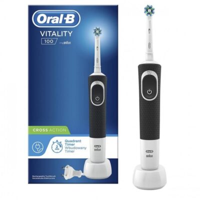 Cepillo dental electrico braun oral b vitality 100 crossaction negro