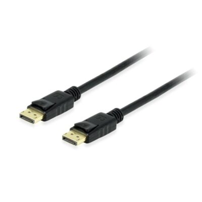 Cable displayport 8k equip 1m – macho – macho – negro