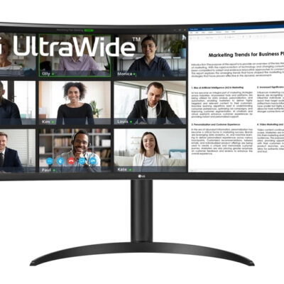 Curva lg 34wr55qk – b 34 pulgadas 3440 x 1440 5ms hdmi displayport reg. altura