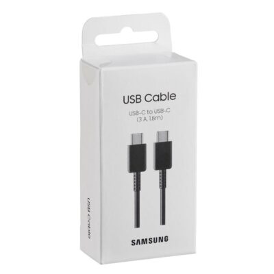 Cable samsung original ep – dx310jbegeu usb tipo c – usb tipo c negro 1.8m