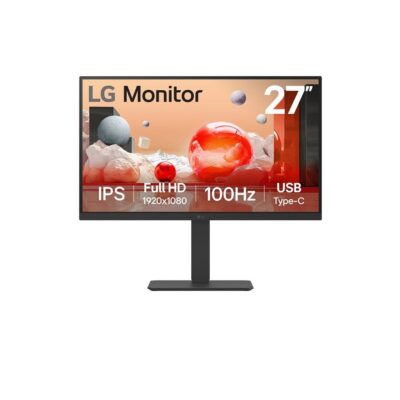 Monitor led lg ips 27ba750 27 pulgadas fhd 5ms hdmi displayport usb – c rj45 reg.altura