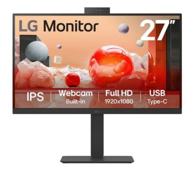 Led ips lg 27ba850 27 pulgadas fhd usb hdmi displayport reg. altura altavoces cam