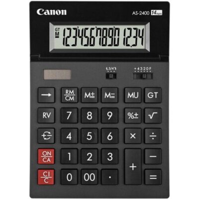 Calculadora canon sobremesa as – 2400 hb 14 digitos