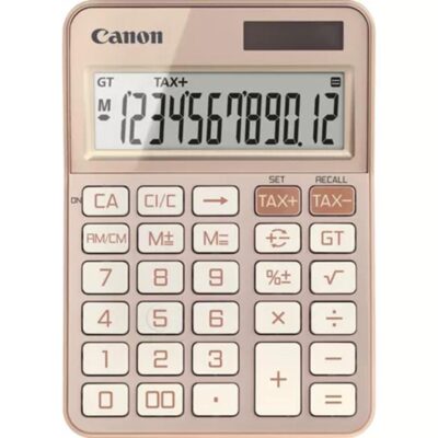 Calculadora canon sobremesa ks – 125kb – rg emea hb 12 digitos oro rosa