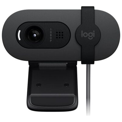 Webcam logitech brio 105 grafito full hd – usb