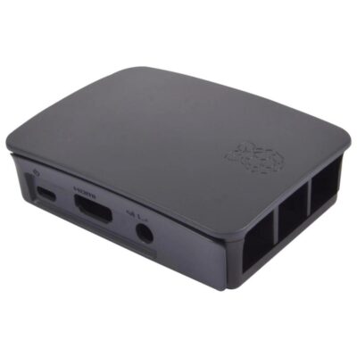 Carcasa raspberry pi 3 negra y gris