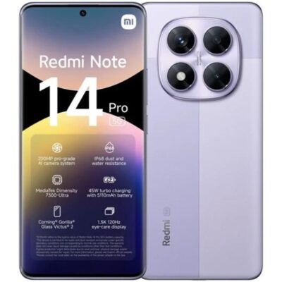 Movil xiaomi redmi note 14 pro 5g 12 – 512gb purpura