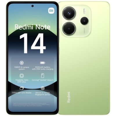 Movil xiaomi redmi note 14 6 – 128gb verde