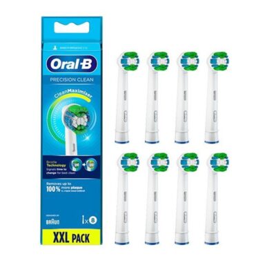 Pack de 8 cabezales recambios braun oral b eb20rb – 8