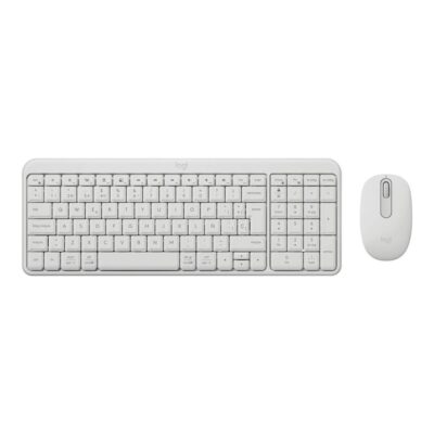 Teclado + mouse logitech mk250 inalambrico blanco