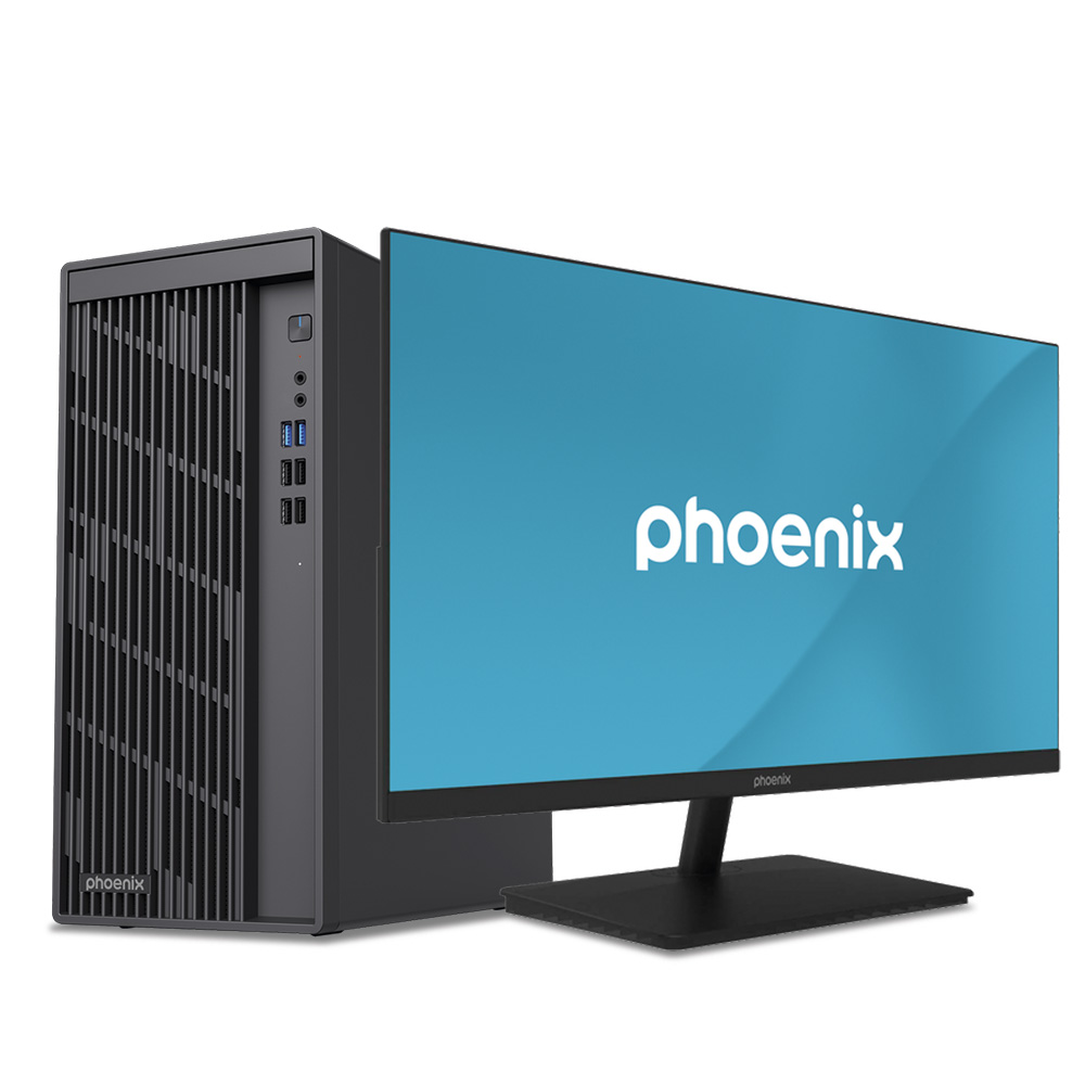 Kit ordenador phoenix core i3 16gb 1tb w11pro + monitor prisma 24 pulgadas