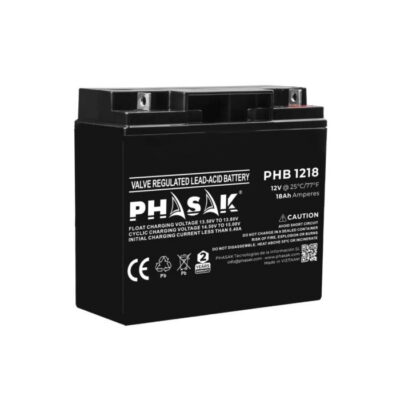 Bateria phasak phb 1218 compatible para sais 18ah 12v acido – plomo