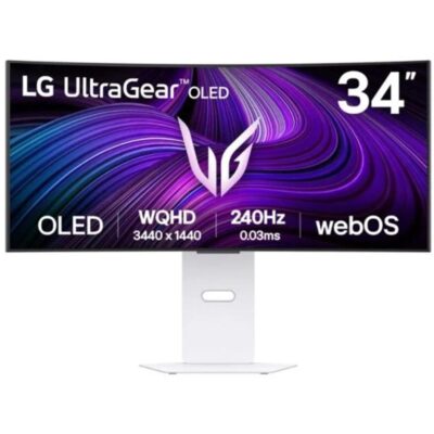 Monitor curvo gaming 34 pulgadas lg 34gx90sa – w wqhd 240hz