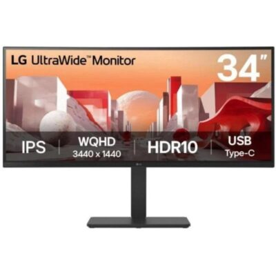 Monitor lg 34ba75qe – b 34 pulgadas wqhd 60hz