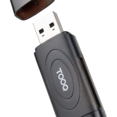 Lector tarjetas tooq usb – a 3.0 – sd – tf – negro