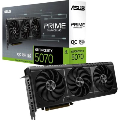 Tarjeta grafica asus prime rtx 5070 12gb gddr7 – 3x dp – 1x hdmi pci express 5.0