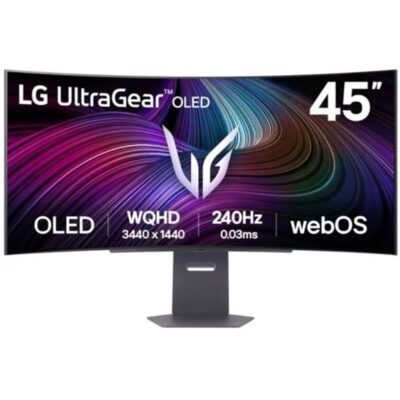 Monitor curvo gaming lg 45gx90sa – b 44.5 pulgadas uwqhd 240hz