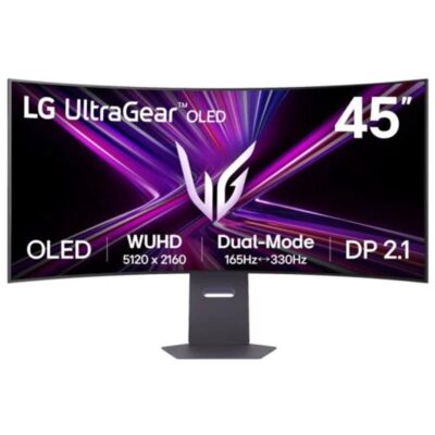 Monitor curvo gaming lg ultragear 45gx950a – b 44.5 pulgadas 5k 165hz