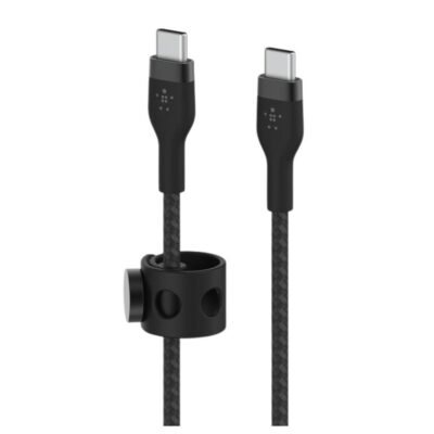 Cable usb tipo c belkin 3m – macho – macho – negro – trenzado