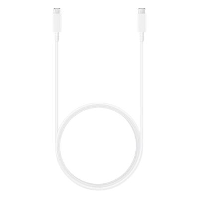 Cable usb tipo c samsung 1.8m – macho – macho – blanco