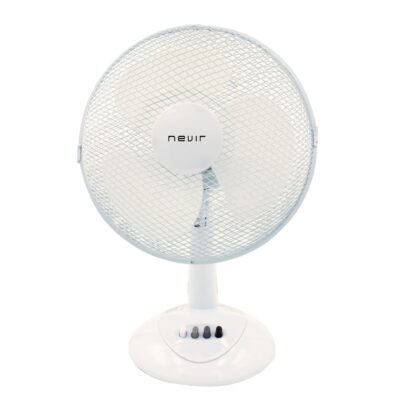 Ventilador de mesa nevir nvr – vm30 – bt 30cm – 33w – 3 velocidades – aspas blancas