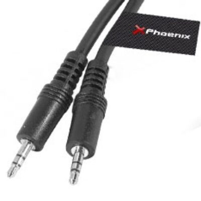Cable de audio mini jack 3.5 mm m – m estéreo de 5 m