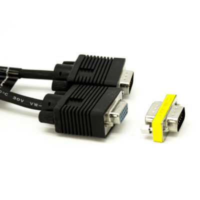 Cable svga d – sub15 de 5 m – m – h con adaptador m – m