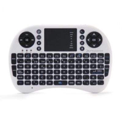Mini teclado inalambrico wireless 2.4ghz phoenix touchpad multimedia smart tv – tvbox – android tv – color blanco y negro