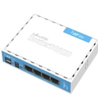 Mikrotik router board rb – 9412nd hap lite with 650mhz cpu 32mb ram 4xlan built – in 2.4ghz 802b – g – n 2×2 two chain wireless