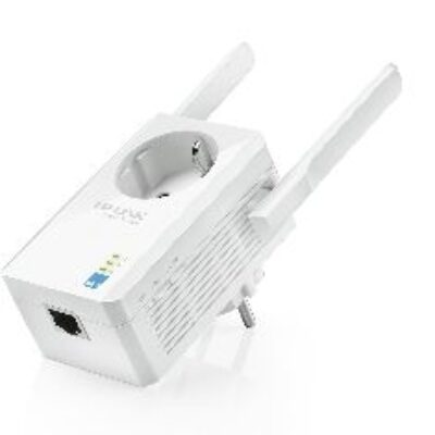 Repetidor – extensor de cobertura wifi 300mbps con enchufe tp – link