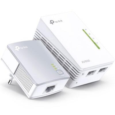 Kit de extensores powerline tp – link tl – wpa4221 kit wifi av600