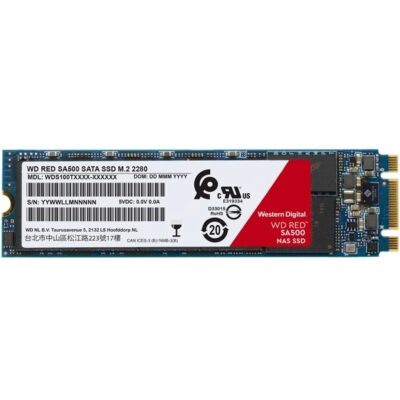 Disco duro interno ssd wd western digital red wds200t1r0b 2tb m.2 2280 sata 6gb – s