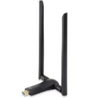 Adaptador wifi usb 3.0 dualband level one ac1200 300mb en 24ghz y 867mb en 5ghz usb 3.0 2 antenas desmontables