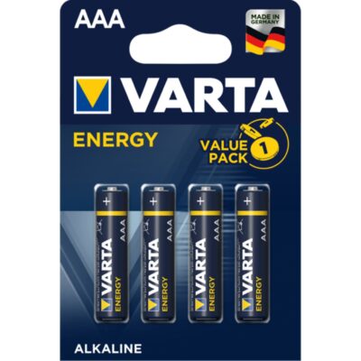 Blister pilas varta alcalinas energy lr03 aaa – 4 pilas