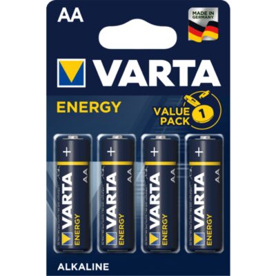 Blister pilas varta alcalinas energy lr6 aa – 4 pilas