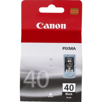 Cartucho tinta canon pg 40 negro 16ml pixma 1600 – 2200 – 2600 – mp150 – 170 – 190 – 450 – pg40