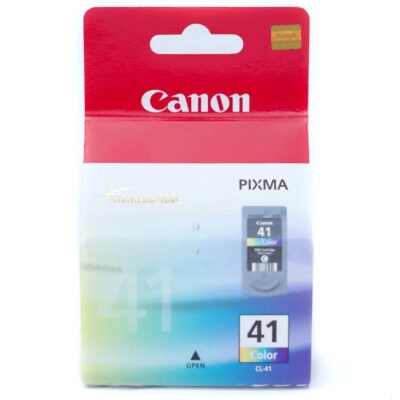 Cartucho tinta canon cl 41 tricolor 12ml pixma 1600 – 2200 – 2600 – 6210 – 6220 – mp150 – 170 – 190 – 450