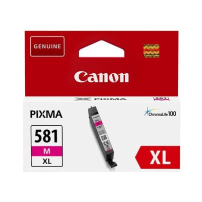 Cartucho tinta canon cli 581 m xl magenta pixma tr7550 – tr8550 – ts6150 – ts6151 – ts8150 – ts8151 – ts8152 – ts9150 – ts9155