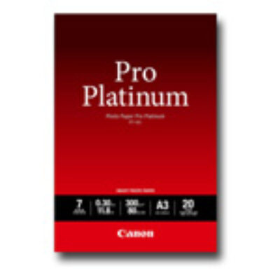 Papel fotografico canon pro platinum a3 297 x 420mm