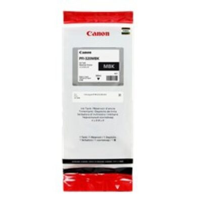 Cartucho canon pfi – 320 mbk negro mate tm – 200tm – 200 mfp l24eitm – 205tm – 300tm – 300 mfp