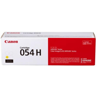 Toner canon 054h amarillo 2300 pag lbp622 – mf641 – mf644 – lbp621 – lbp623 – mf641 – mf643 – mf645